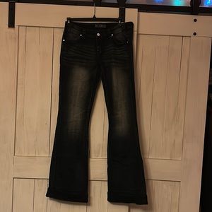 Brand New Rock and Roll denim size 32x38 bootcut trousers.
